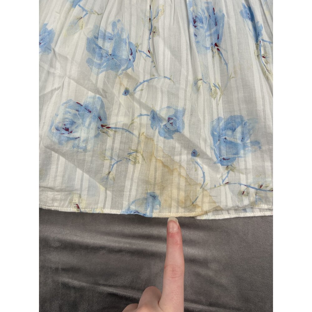 Loveshackfancy Blue Floral Tiered Maxi Dress Size 4 - Picture 8 of 11